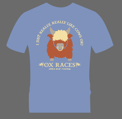 OX Races Technical T-Shirt Cornflower Blue