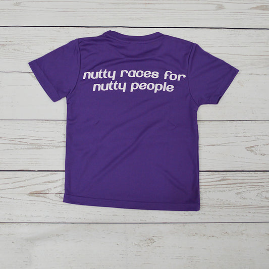 Nutty Races Kids Technical T-shirt Purple