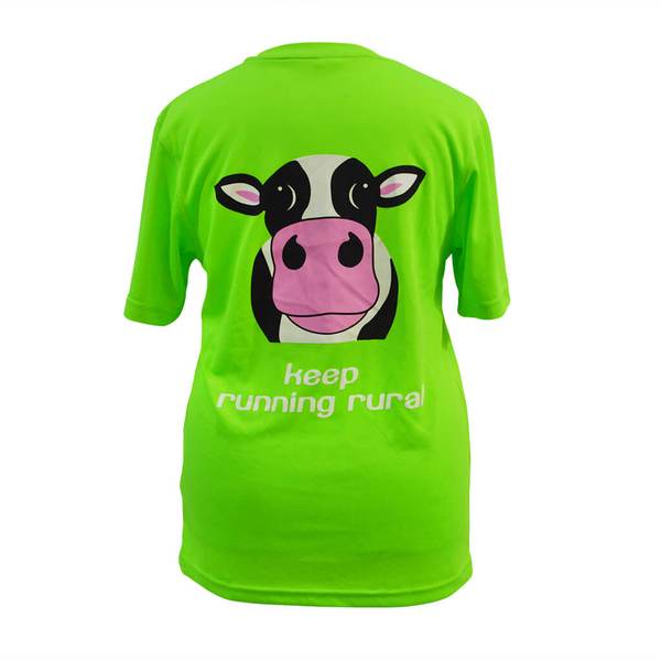 Cow Technical T-shirt Electric Green