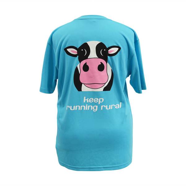 Cow Technical T-shirt Hawaiian Blue